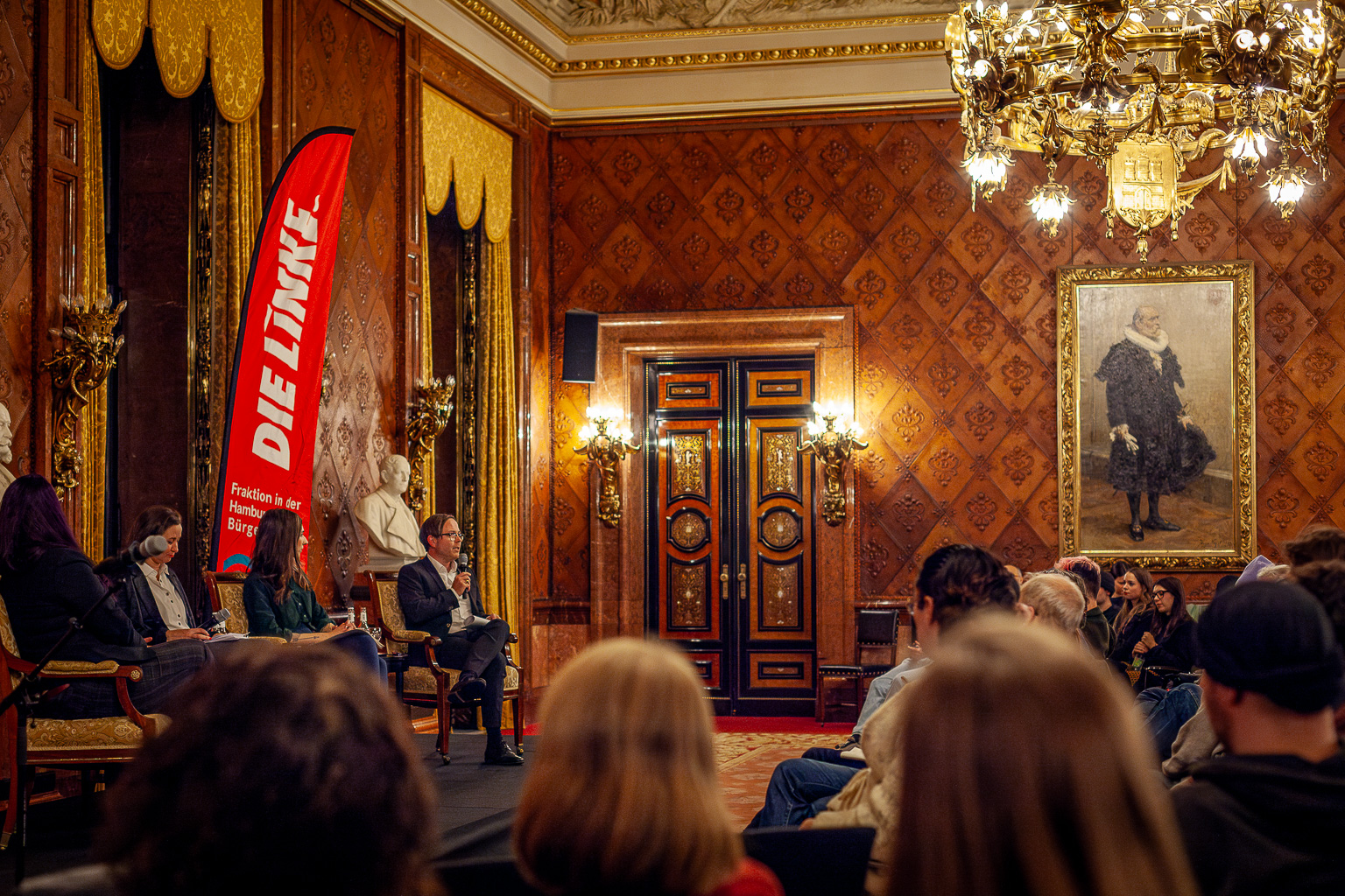 Fotos Veranstaltung Revolution oder Raubzug (Linksfraktion Hamburg)